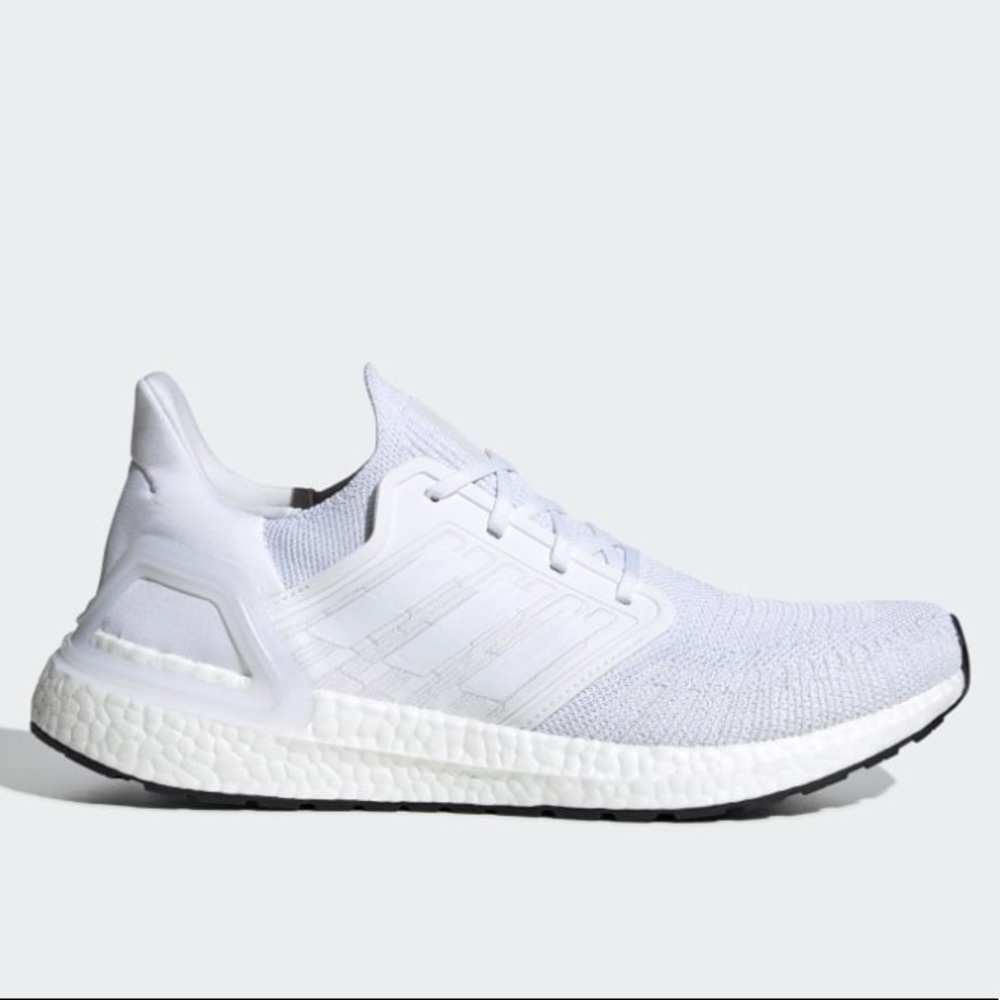 adidas UltraBOOST 20 Triple White - Picture 3 of 9